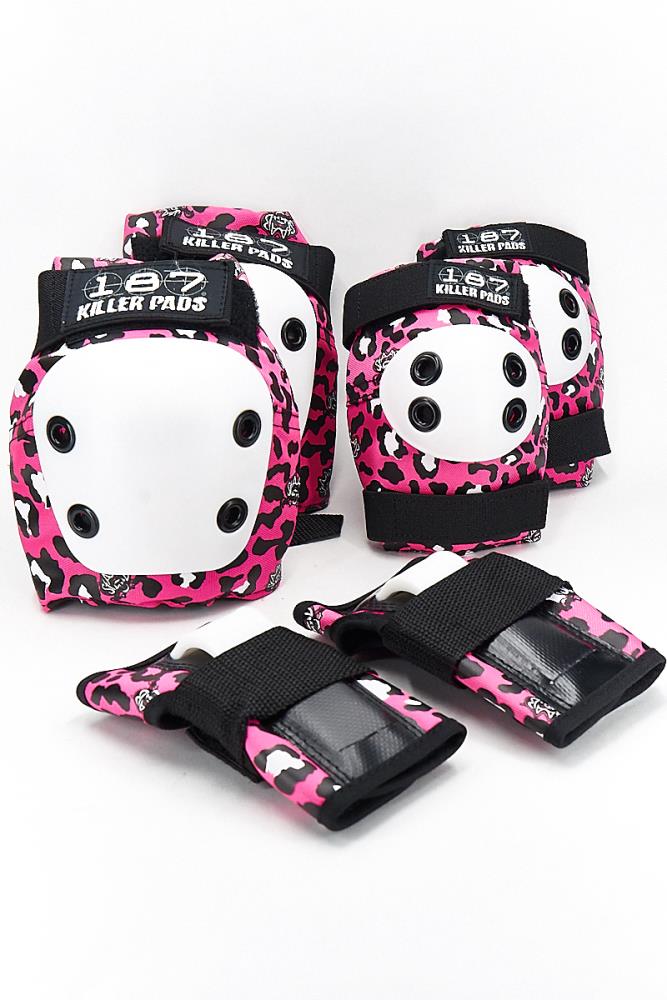 Pack de Protections - 187 Killer Pads Jr. Six Pack Set Staab Pink