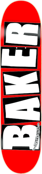 Deck - Baker Brand Logo White 8.0
