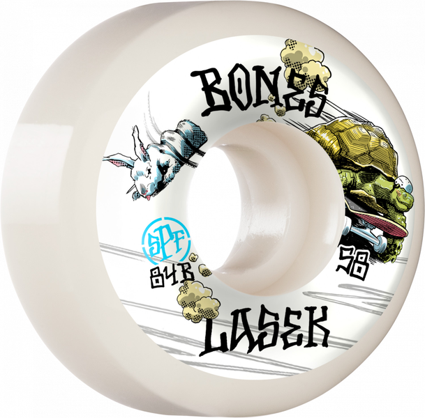 Roues - Bones SPF P5 Lasek Tortoise Hare 58mm 84B