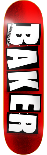 Deck - Baker Brand Logo Red Foil 8.0