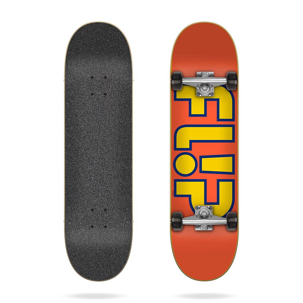 Skateboard Complet - Flip Team Outlined Orange 8.0