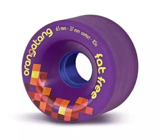 Roues Longboard - Orangatang Fat Free 65mm 83A Violet