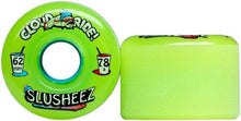 Charger l&#39;image dans la galerie, Roues Longboard Cruiser - Cloud Ride 62mm x 78A Slusheez Lime
