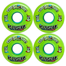 Charger l&#39;image dans la galerie, Roues Longboard Cruiser - Cloud Ride 62mm x 78A Slusheez Lime
