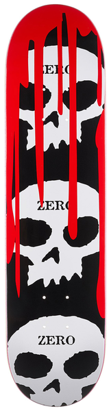 Deck - Zero 3 Skull Blood Black White Red 8.0