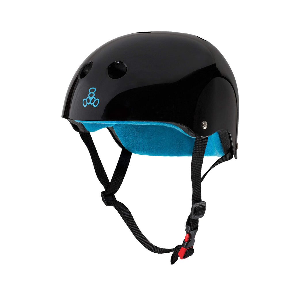 Casque - Triple 8 The Certified Sweatsaver Black Glossy Youth